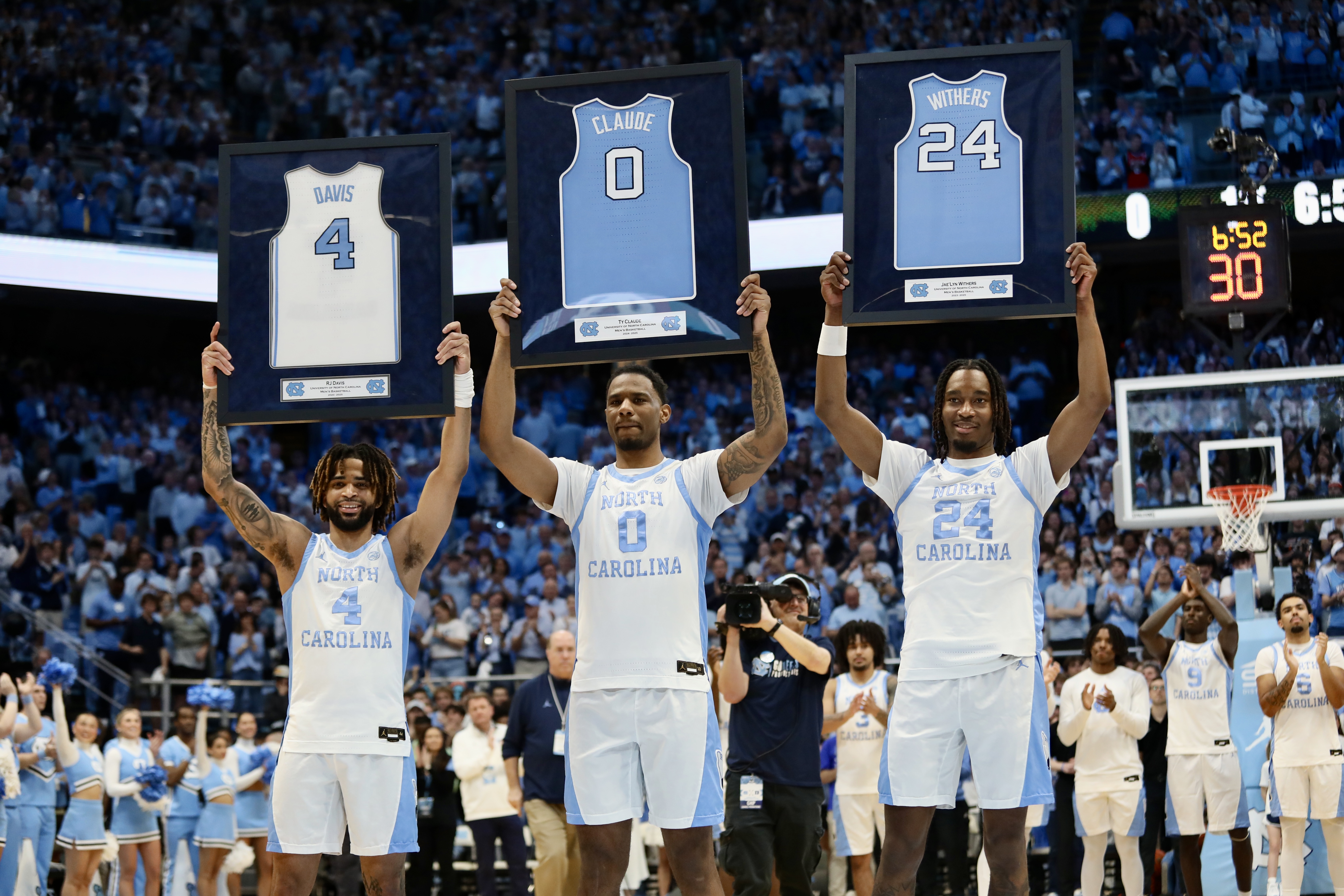 unc basketball senior night